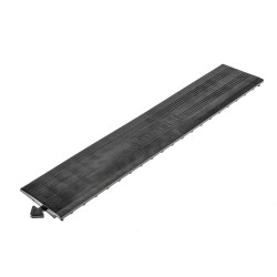 Antislip vloer mat – PVC werkplaatsmat – antivermoeidheidsmat, kleur grijs en zwart, afm. 136 x 96 x 1,2 cm.