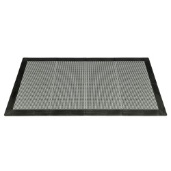 Antislip vloer mat – PVC werkplaatsmat – antivermoeidheidsmat, kleur grijs en zwart, afm. 176 x 96 cm