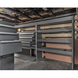 Bedrijfswageninrichting – Verlengstuk voor kast bestelwagen.- bestelbus.