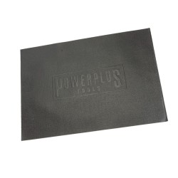Zachte dunne non-woven foam mat met logo 600 x 450 x 2 mm voor lade gereedschapswagen of werkbank