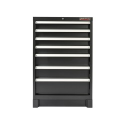 Professionele gereedschapskast – werkplaatskast 110 cm. hoog met 7 laden.