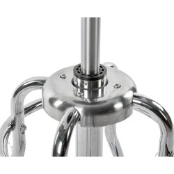 In hoogte verstelbare barkruk – gitaarkruk  74 - 86 cm met voetsteun.