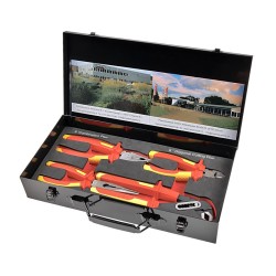 Metalen opbergkist 395 x 195 x 65 mm. voor 1/3 la gereedschapsmodule