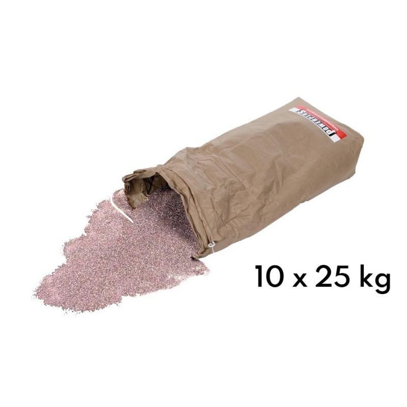Universeel straalgrit 0,1 - 0,6 mm. in 25 kg. verpakking