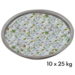 Glasgranulaat 0,04 – 0,18 mm. voor straalcabines en mobiele straalketels