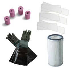 Revisie set voor straalcabine PP-T 0140 - Set straalcabine onderdelen