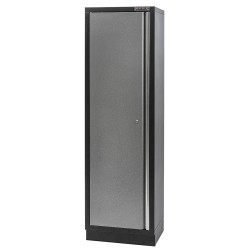 Werkbank set met hoge kast, gereedschapswand matzwart, 3 x hangkast en 11 laden - 264 x 46 x 200 cm werkplaatsinrichting