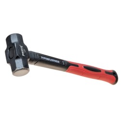 Mini voorhamer – Mokerhamer 450 gram met antislip fiberglas steel.