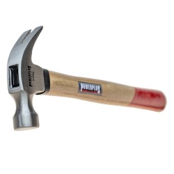 Lichte klauwhamer 250 gram met houten steel