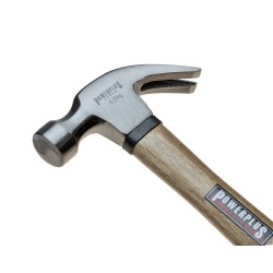 Lichte klauwhamer 250 gram met houten steel