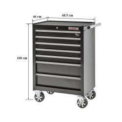 Gereedschapswagen zwart online kopen. Webshop Powerplustools.nl