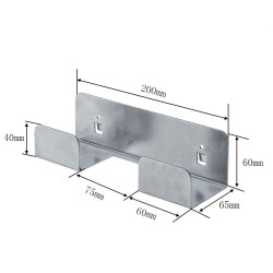Gereedschapshouder – boormachinehouder 20 x 6 x 6,5 cm.