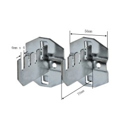 Set haken voor ophangen van ijzerzaag (4 ijzerzagen)