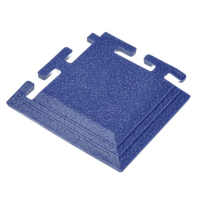 PVC hoekstuk blauw 100 x 100 x 6 mm. voor Industriële kliktegels 1811 en 1812 PVC hoekstuk blauw 100 x 100 x 6 mm. voor Industriële kliktegels 1811 en 1812