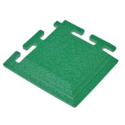 PVC hoekstuk groen 100 x 100 x 6 mm. voor Industriële kliktegels 1811 en 1812