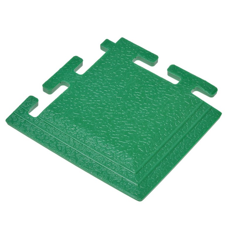 PVC hoekstuk groen 100 x 100 x 6 mm. voor Industriële kliktegels 1811 en 1812 PVC hoekstuk groen 100 x 100 x 6 mm. voor Industriële kliktegels 1811 en 1812