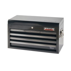 Gereedschapskist zwart 6 laden met quick lock