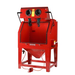 Straalcabine 990 Liter met afzuiging