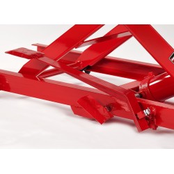 Heftafel bromfiets en scooter hydraulisch rood