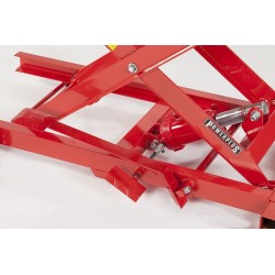 Heftafel bromfiets en scooter hydraulisch rood