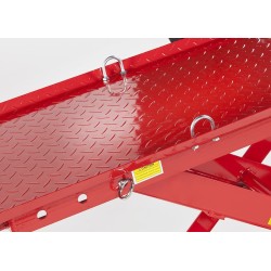 Heftafel bromfiets en scooter hydraulisch rood