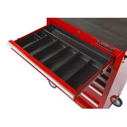 Kunststof bak / vakverdeling 560 x 100 x 38 mm voor gereedschapswagen