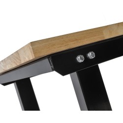 Werkbank met gereedschapswagen zwart online kopen. Webshop Powerplustools.nl