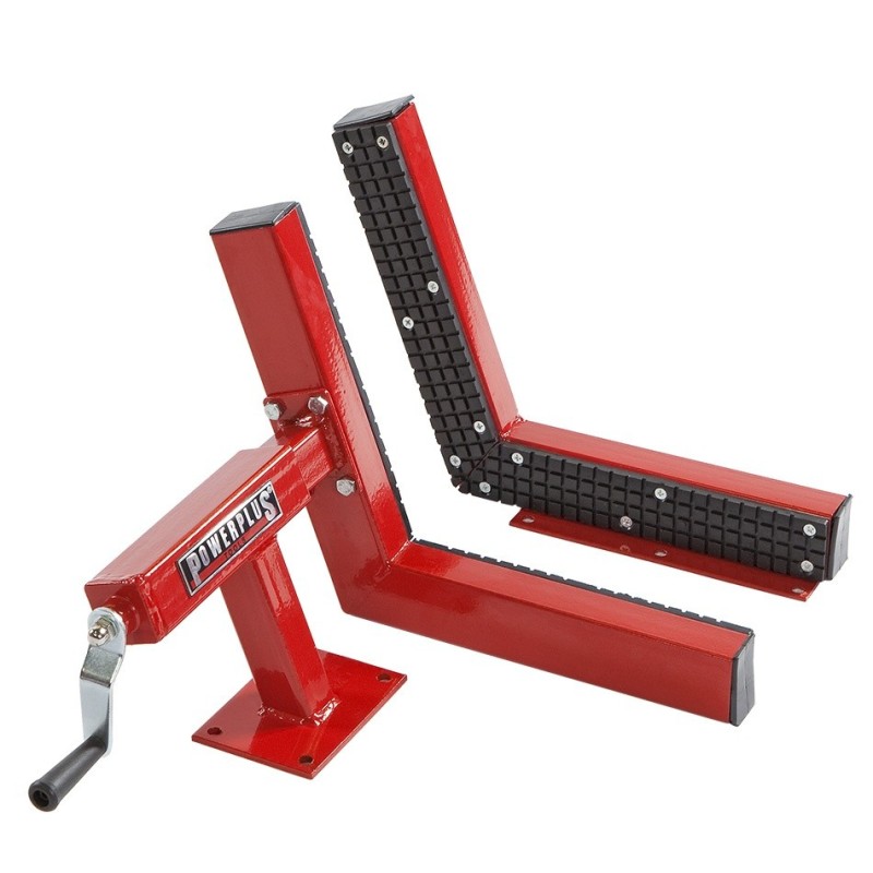 Wielklem rood hoog model met rubber bekleed