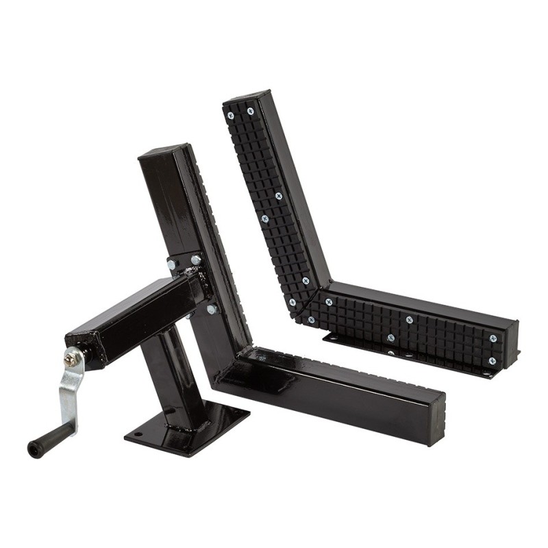 Wielklem zwart hoog model met rubber bekleed