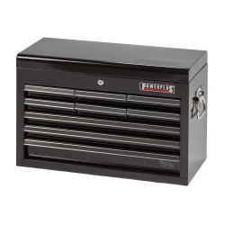 Gereedschapskist 9 laden zwart met quick lock