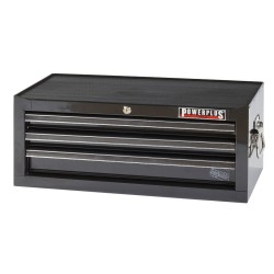 Werkbank zwart 200 cm met hardhouten blad + gereedschapskist en zwart gereedschapsbord