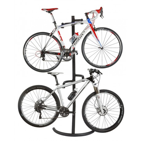 Fiets montagestandaard voor 2 fietsen - fietsophangsysteem - fiets ophangen - wandhouder - wandrek - fietsopbergsysteem
