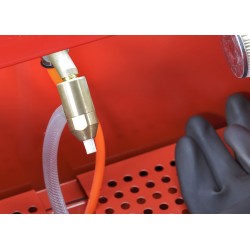 Straalcabine tafelmodel - precisie straler