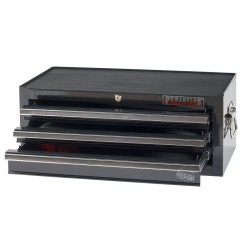 Werkbank zwart 150 cm met hardhouten blad + gereedschapskist en zwart gereedschapsbord