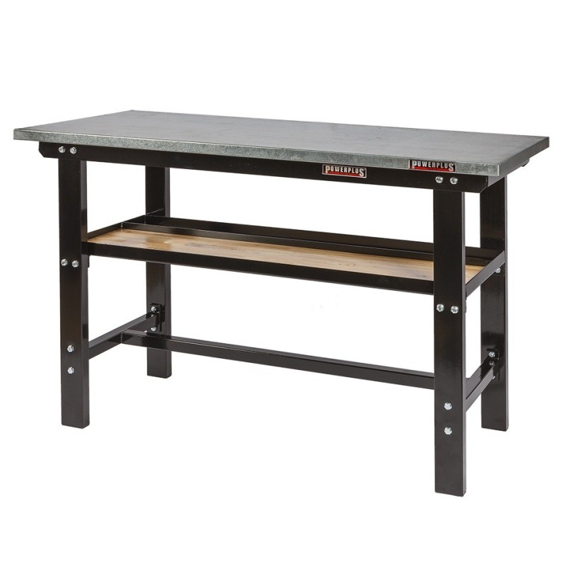 Werkbank zwart 150 cm online kopen. Webshop Powerplustools.nl