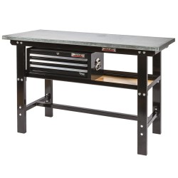 Werkbank zwart 150 cm online kopen. Webshop Powerplustools.nl