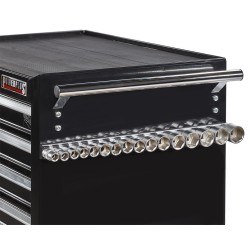 Set van 3 magnetische houders voor totaal 48 doppen / doppenrail voor 1/4" / 3/8" en 1/2" doppen / doppenhouder