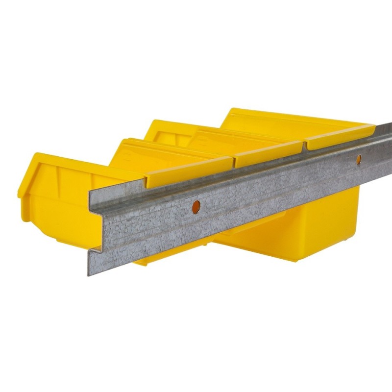 Metalen strip 100 cm voor wandmontage