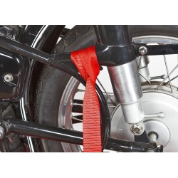 Set van 5 stuks spanbanden 60 cm met dubbele lus / sjorband zonder ijzeren haken