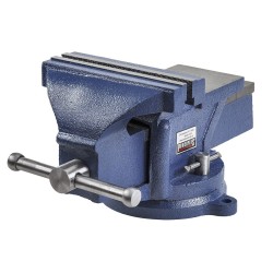 Bankschroef 200 mm. draaibare uitvoering  met aambeeld