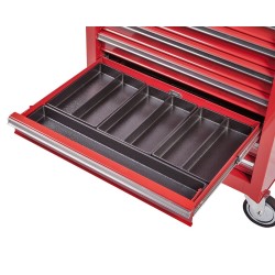 Kunststof bak / vakverdeling 560 x 100 x 38 mm voor gereedschapswagen