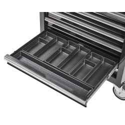 Kunststof bak / vakverdeling 3 vakken 270 x 185 x 38 mm voor gereedschapswagen