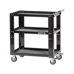 Gereedschapstrolley 85 x 46 x 91 cm - werkplaats trolley  - werkplaatskar zwart