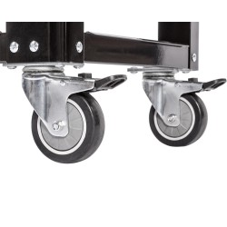 Gereedschapstrolley 85 x 46 x 91 cm - werkplaats trolley  - werkplaatskar zwart