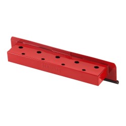 Gereedschapsbord rood 150 x 61 cm inclusief magnetische haken en houders - Gereedschapbord.