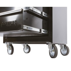 Werkbank met gereedschapswagen zwart online kopen. Webshop Powerplustools.nl