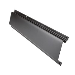 Metalen strip 60 x 10 x 1.8 cm  tuingereedschap ophangen - opbergen - opbergsysteem - ophangsysteem  aan de muur.