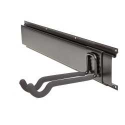 Metalen strip 60 x 10 x 1.8 cm  tuingereedschap ophangen - opbergen - opbergsysteem - ophangsysteem  aan de muur.