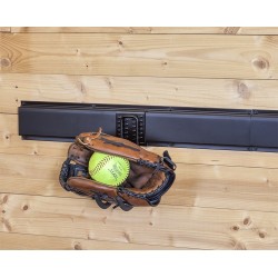 Metalen strip 60 x 10 x 1.8 cm  tuingereedschap ophangen - opbergen - opbergsysteem - ophangsysteem  aan de muur.