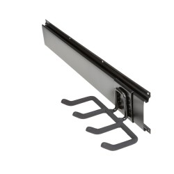 4-puntige wandhaak - 13 x 21 x 9 cm. tuingereedschap ophangen - opbergen - opbergsysteem - ophangsysteem  aan de muur.